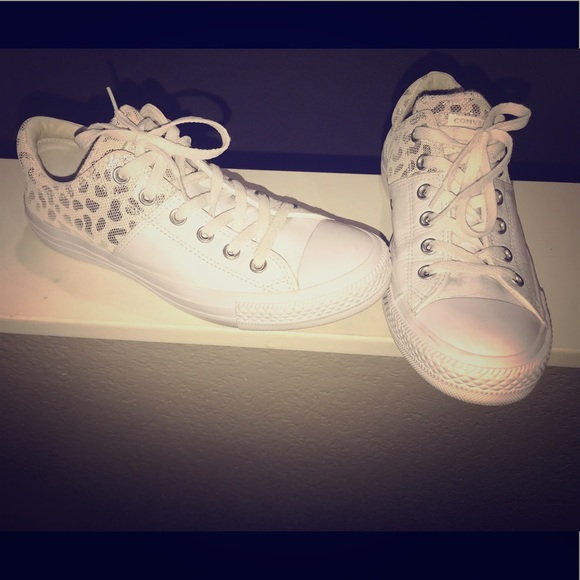 white leopard converse